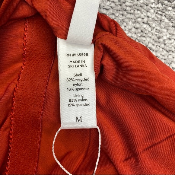 Andie The Luzon One Piece Swimsuit Medium Red Halter Full Bottom Low Leg AO209 - Picture 8 of 13